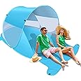 Large Automatic Instant Pop Up Beach Tent, UPF 50+ Portable Sun Shelter Anti UV Beach Umbrella Baby Tent with Carrying Bag Fit for 2 Person