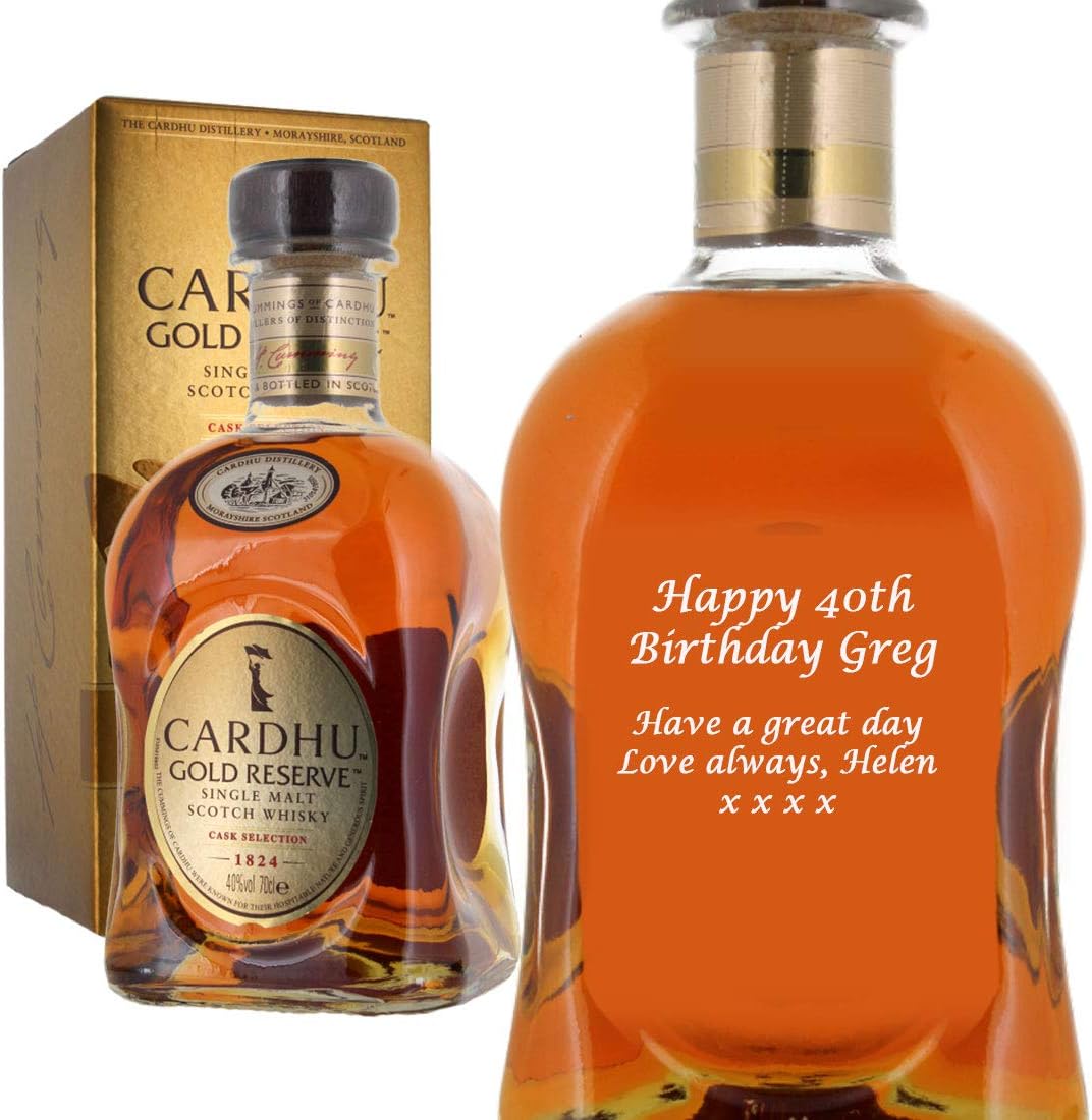 Personalised Cardhu Gold Reserve 70cl