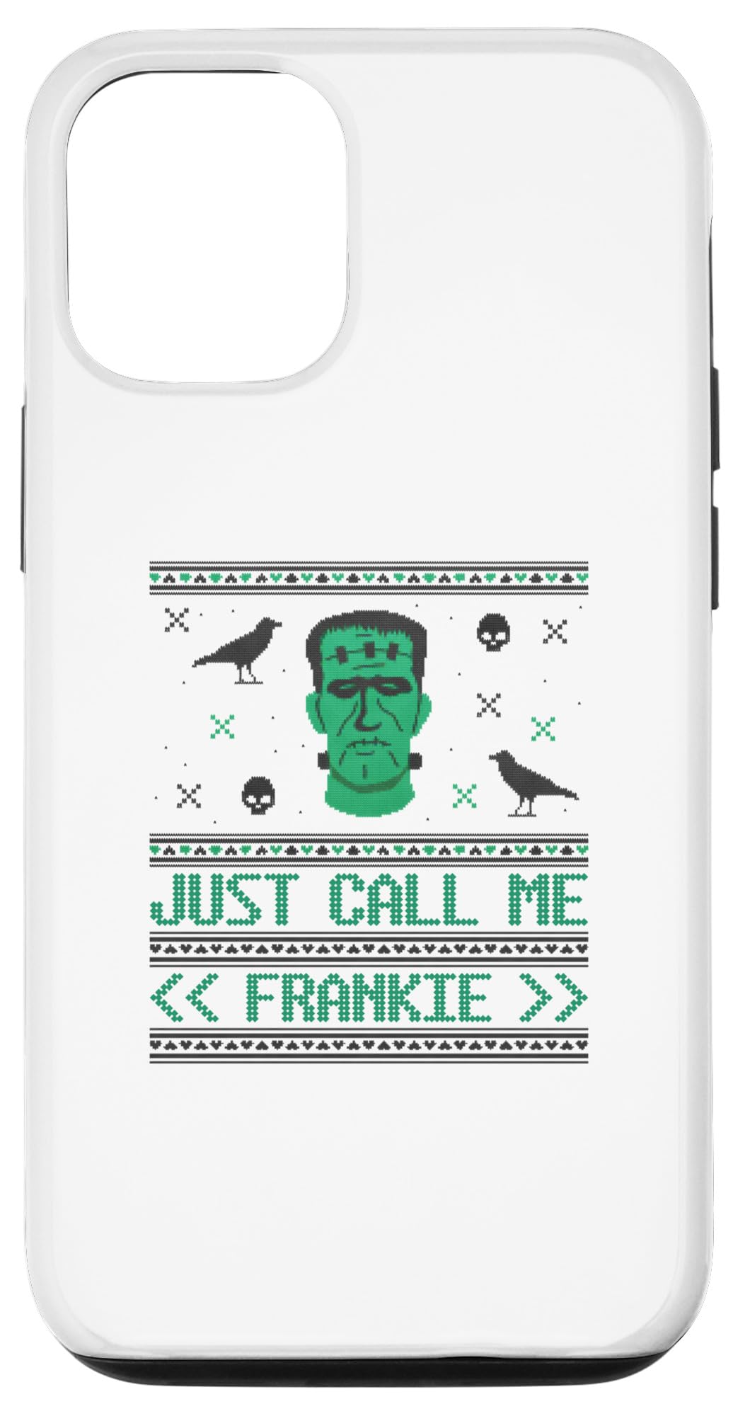 iPhone 13 Pro Funny Frankenstein: Just Call Me Frankie for Halloween Ugly Case