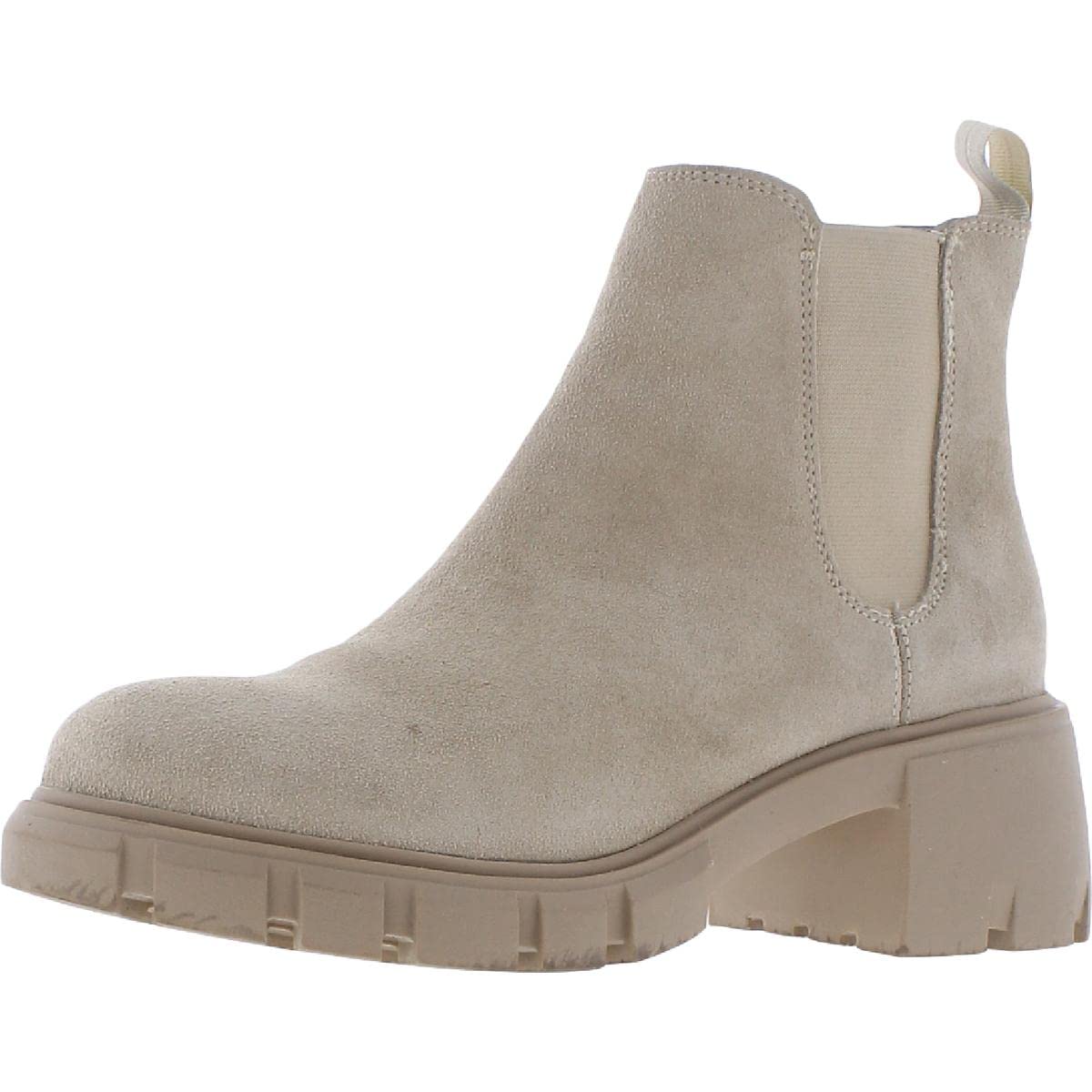 Steve Madden Women's HOWLER Ankle Boot, Sand Suede, 7.5 Image