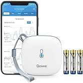 Govee WiFi Thermometer Hygrometer H5179 with App Notification Alert | Humidity temperature sensor, portable. Wireless remote monitor greenhouse, incubator, wine cellar with 2-yr data