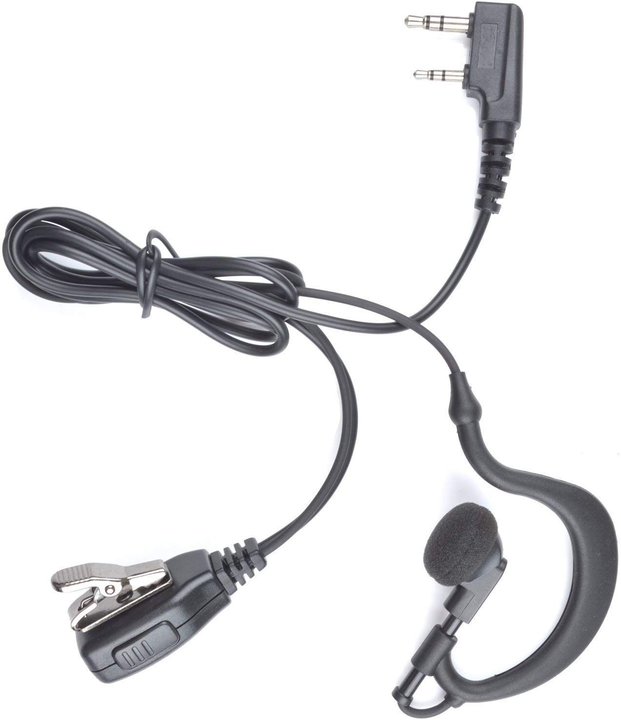 EarHook Earphone Headset Earpiece for Kenwood NX220 NX320 NX1200 NX1300 NX3220 NX3320 TK2000 TK2302 TK2360 TK3000 TK3302 TK3360 TK3401 TK3406 TK3401 TK3501 TK2202 TK2312 Portable Handheld Radio