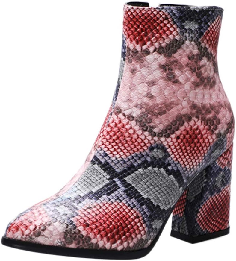 pink snakeskin cowboy boots