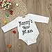 FEITONG Newborn Infant Baby Boy's Print Romper Tops+Long Pants +Hat (3-6 Months, Black #2)