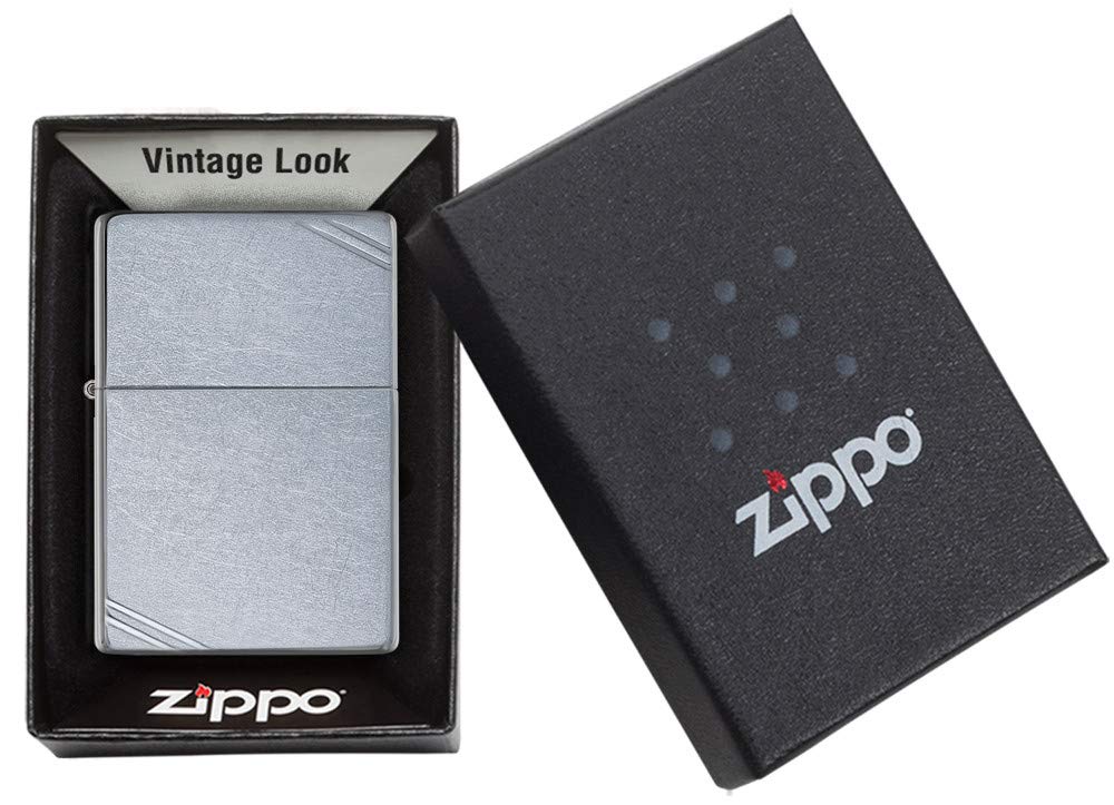 ZIPPO(ジッポー) Vintage Lighters (ビンテージ ライター) 日本未発売 Street Chrome [並行輸入品]