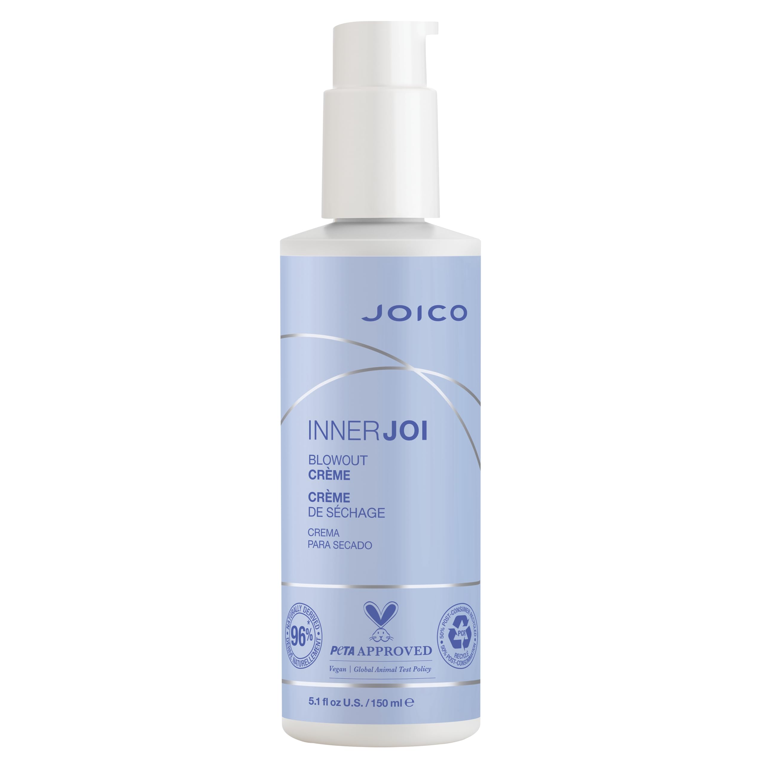 Photo 1 of Joico InnerJoi Blowout Creme | Styling For All Hair Types | Sulfate & Paraben Free | Naturally-Derived Vegan Formula | 5.1 oz