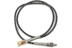CLOUDPOWER Microporous Hose, 36 Inch DN2 Microbore Hose For Air Fill Station, Charging Adaptor, Black