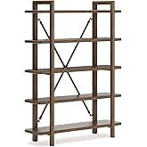 Signature Design by Ashley Roanhowe Contemporary 71" Bookcase, Light Brown