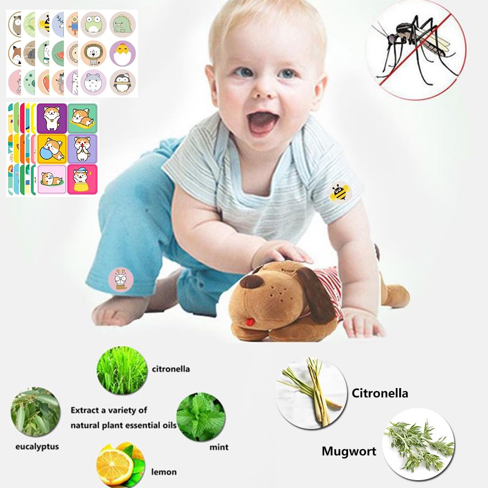 Moskitoschutz Aufkleber,180 pcs Anti Moskito Pflaster,Moskito Patch,Anti Mücken Aufkleber,Mückenpflaster Kinder,Moskito Sticker,Moskito Pflaster,Anti Moskito Sticker,Erwachsene und Kinder 4