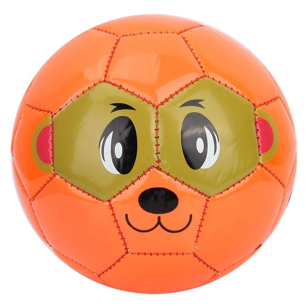 Starbun Soccer Ball for Kids, Size 2, Orange - Durable PVC, Easy to Use, Perfect Experience, Animal Design