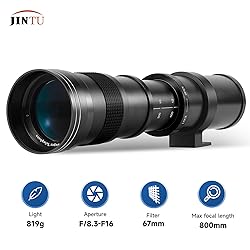 JINTU 420-800mm f/8.3 Manual Focus Mirrorless