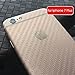 [2 PACK] Clear Carbon Fiber Back Skin Protector for iPhone 8 Plus/ 7 Plus