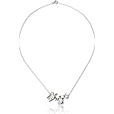 Sterling Silver Turtle Family Necklace, 18"