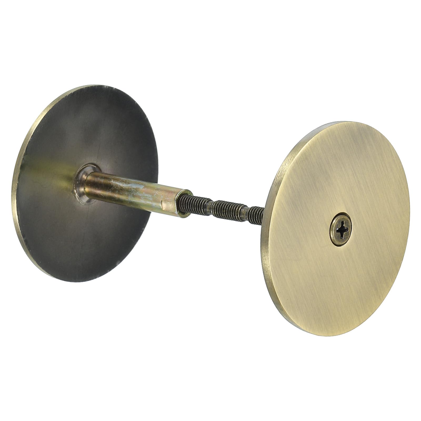 PATIKIL Door Knob Hole Cover Plate, 2 3/16" Dia. Deadbolt Cover Plate Door Hole Filler Plate for 1 3/8" to 1 3/4" Holes, Bronze