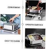 COLLBATH 26cm 304 Stainless Steel Double Handle Hot Pot w/ Divider Dual Flavor view 6
