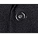 MOGU Men's 1 Button Center Vent Wool Blend Blazer Jacket US Size 42(Tag Asian Size 5XL) Black