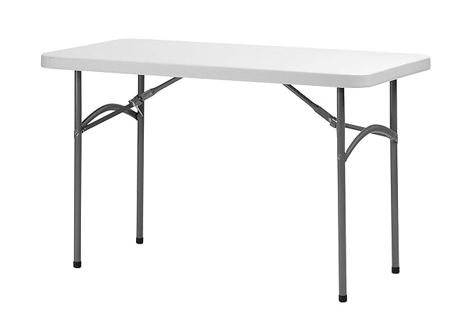 ThinkPro Multipurpose Folding Table for Indoor/Outdoor Use (4x2, Grey)