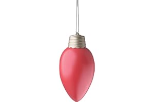 Xodus Innovations WP980 Battery Powered Hanging Decorative Outdoor Pulsing 8 inch C9 Bulb Style Light with Sensor Turns-On at Dark, Single