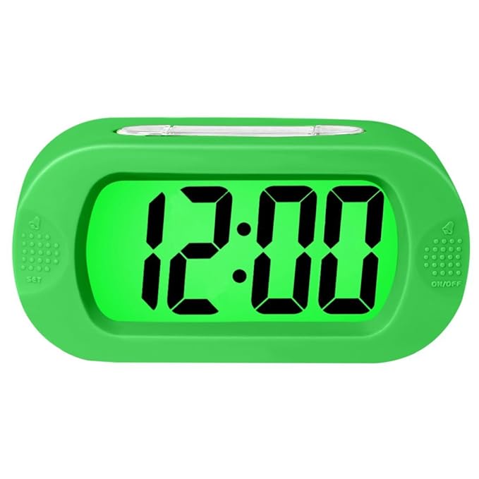 ZHPUAT Colorful Light Digital Alarm Clock with Snooze Amazon.co.uk