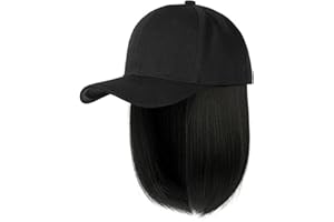 WDOPEN- Wig Baseball Cap,Adjustable Detachable Wig hat,Wig one Piece Cap
