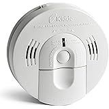 Kidde KN-COSM-IBA Hardwire Combination Smoke Carbon Monoxide Detector Battery Backup Voice Warning Interconnectable (2-Pack)