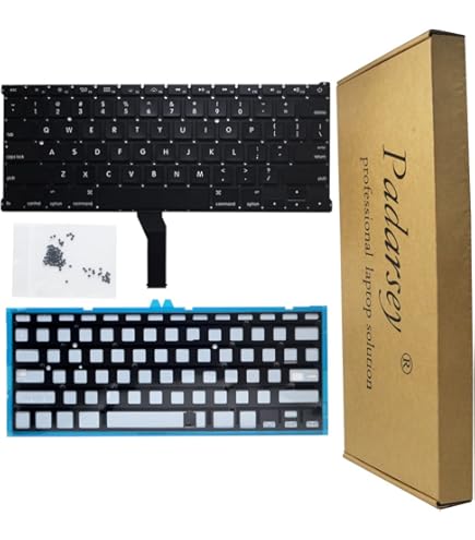 Padarsey New Keyboard For Macbook Air 13-Inch A1369 A1466 MC965LL