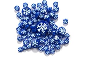 Snowflake Murrine 11101 Millefiori COE 90 Glacial Art Glass