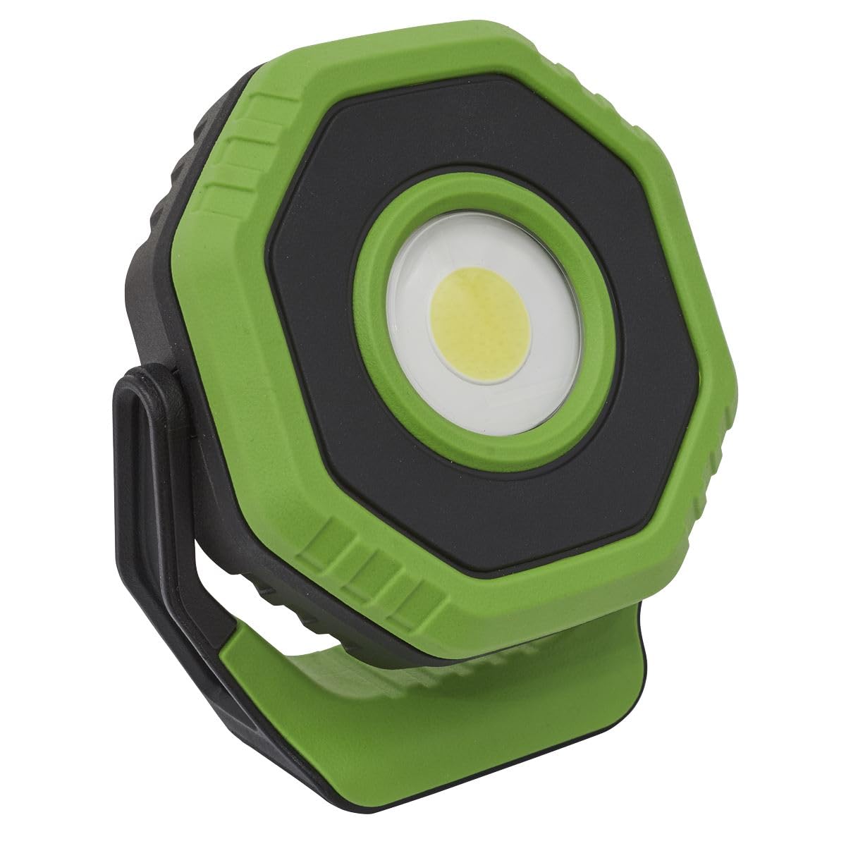 Sealey LED700P 360° 7W COB LED Rechargeable Pocket Floodlight with Magnet, Green