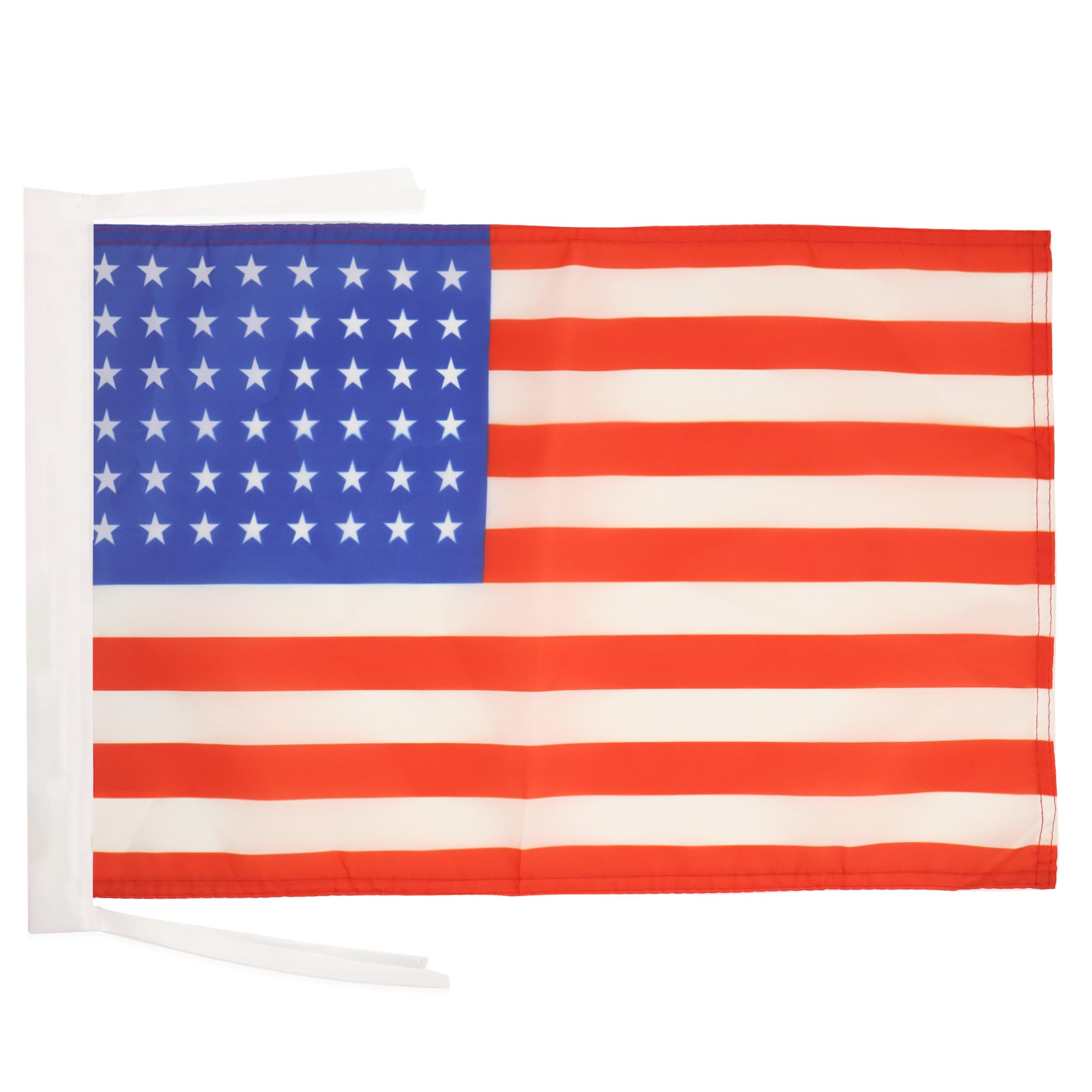 AZ FLAG - USA 48 stars Flag - 18'' x 12'' - 100% Polyester US - American Small Banner with Two Cords - Fade Resistant - Vivid Colors - 18x12 in - 45x30 Cm — image 1