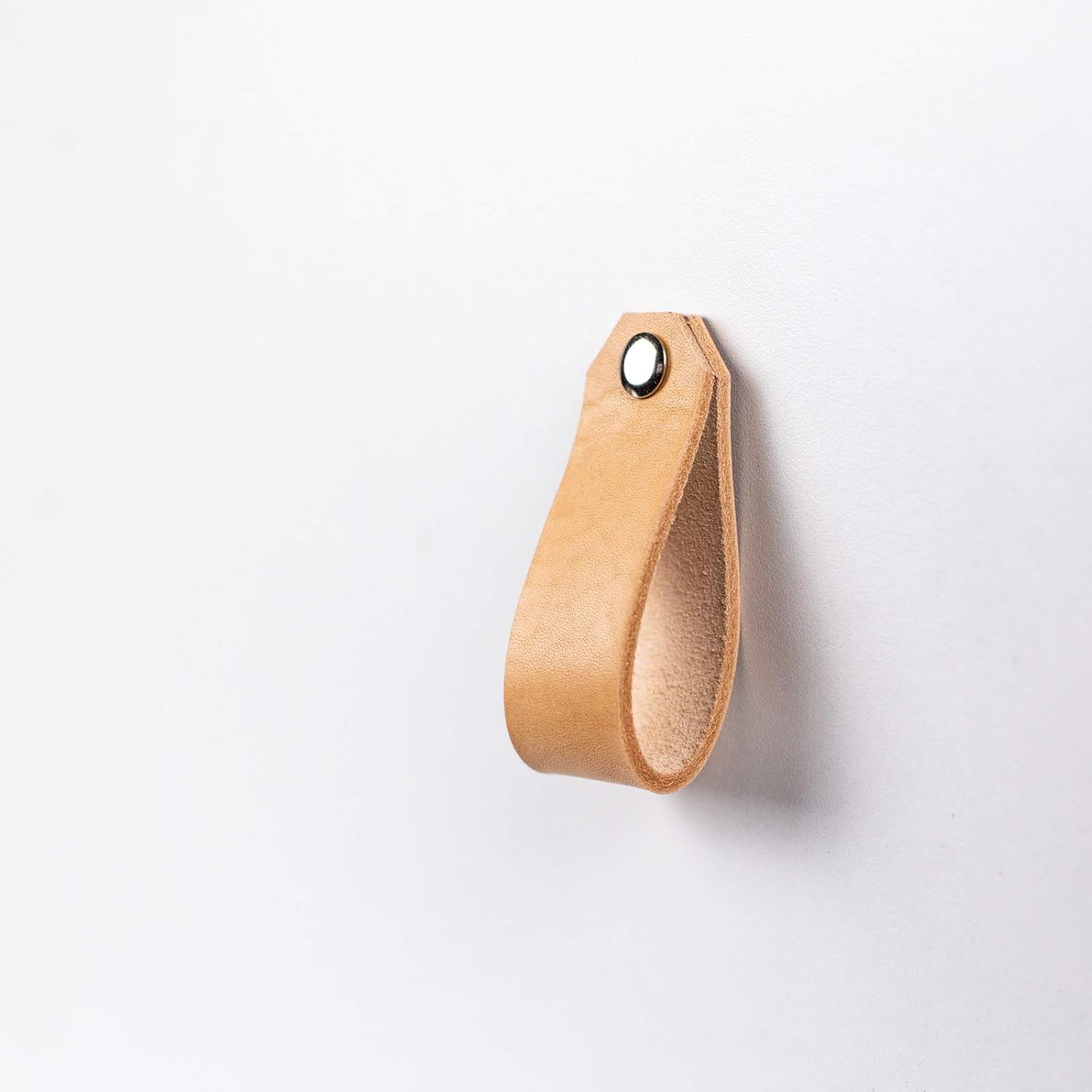 Amazon Com Leather Drawer Pulls Cabinet Pulls Light Tan Beige