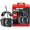3M WorkTunes Connect + AM/FM Wireless Hearing Protector with Bluetooth Technology, Bluetooth Hearing Protection with a 26 dB Noise Reduction Rating