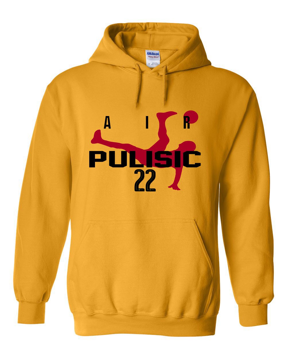 Gold Borussia Dortmund Christian Pulisic Air Pulisic Hooded | Stellanovelty