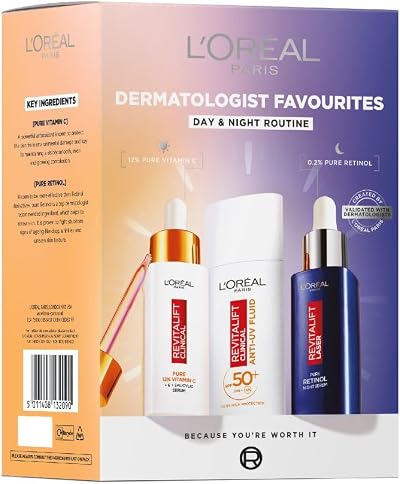 L'Oreal Paris Dermatologist Favourites Giftset 3-Piece Vitamin C SPF Retinol