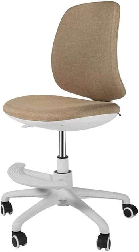 Beautiful Office Chair Main Color Computer Chair Study Chair Study Chair Little Bedroom Without Armrests Swivel Chair Strong Color Khaki Amazon Co Uk Kitchen Home