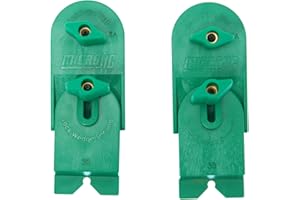 MICROJIG Matchfit Ramp Clamps (2-Pack) - Precision Inline Dovetail Clamp for Dovetail Track System - Low-Profile, Rotating Cl