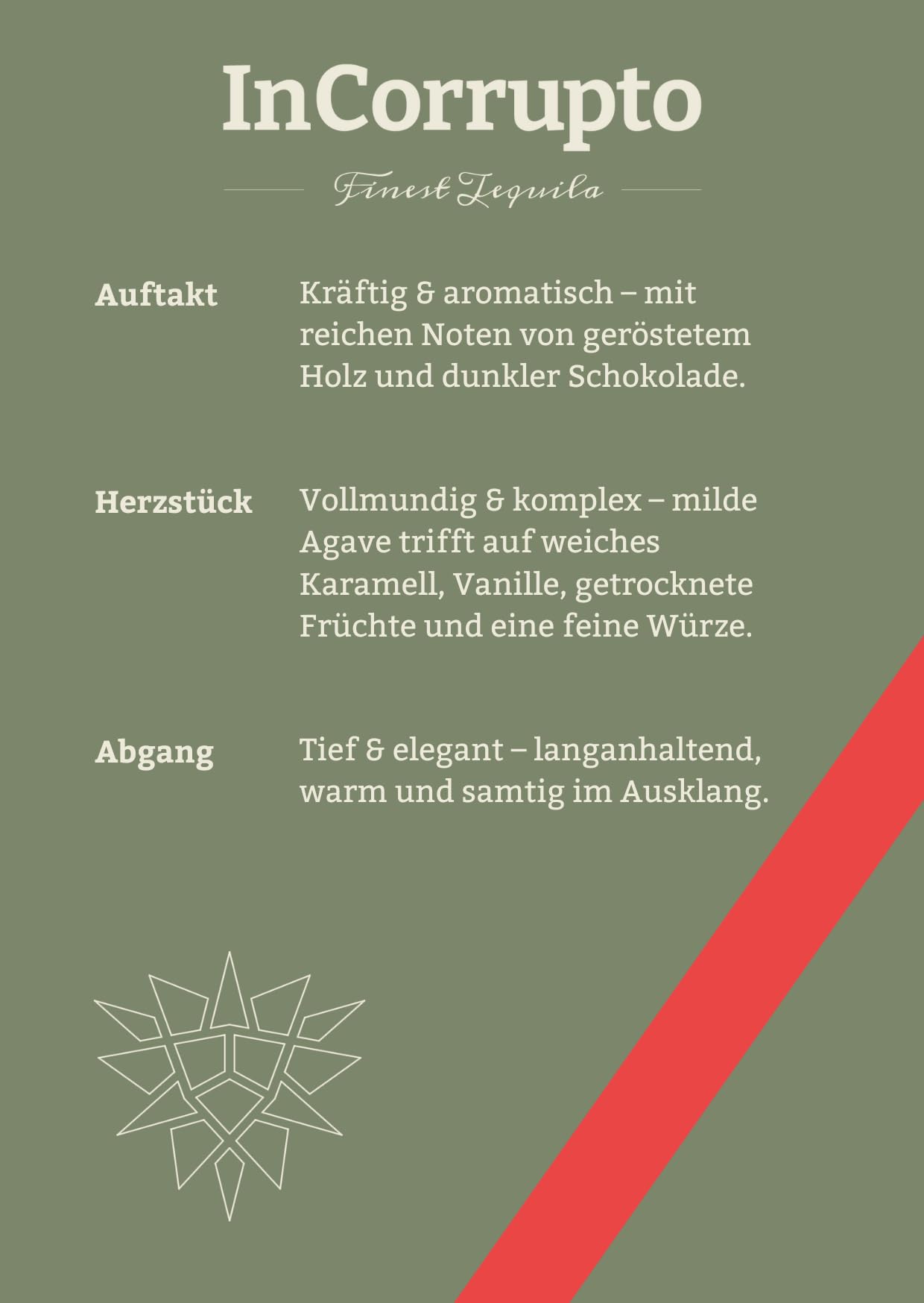 InCorrupto Añejo Tequila – 100 % Blaue Weber-Agave | 2 Jahre gereift in Bourbon- und Rotweinfässern | Weich & komplex | Premium-Tequila aus Mexiko | 40 % Vol | 0,5 l 7