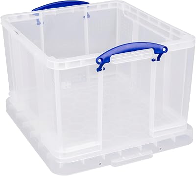 Really Useful Box 42 Litre Clear Storage Container with Lid