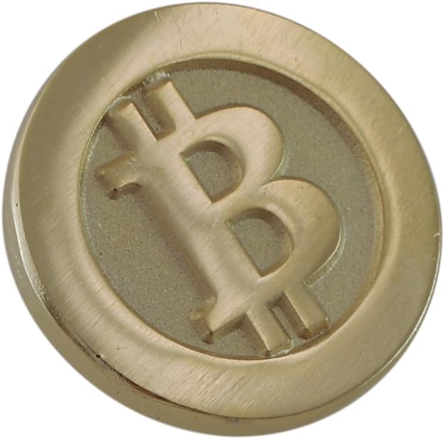 Amazon.com: WIZARDPINS Bitcoin BTC Logo Gold Coin Lapel ...