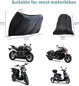 Senders Motorcycle Cover Winterproof 190T Oxford 245x105x125 cm view 3