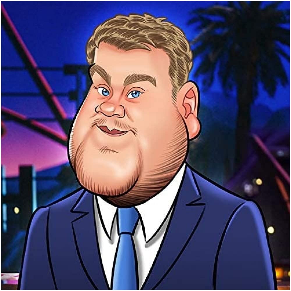 Really Wild Cards James Corden Birthday Greeting Sound Card Blank Inside RWSN035