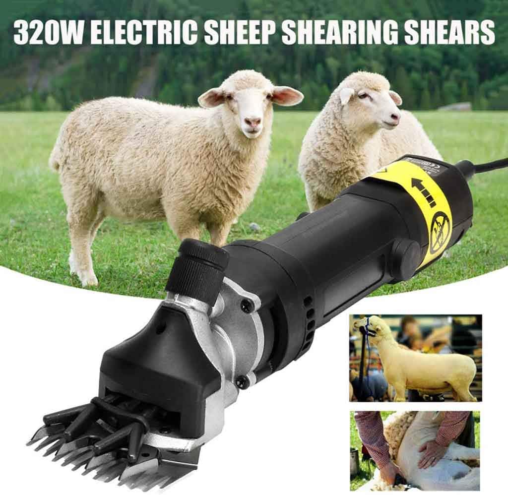 Mikowoo 320W Electric Sheep Shearing Clippers 6 Speed 13 Teeth Animal