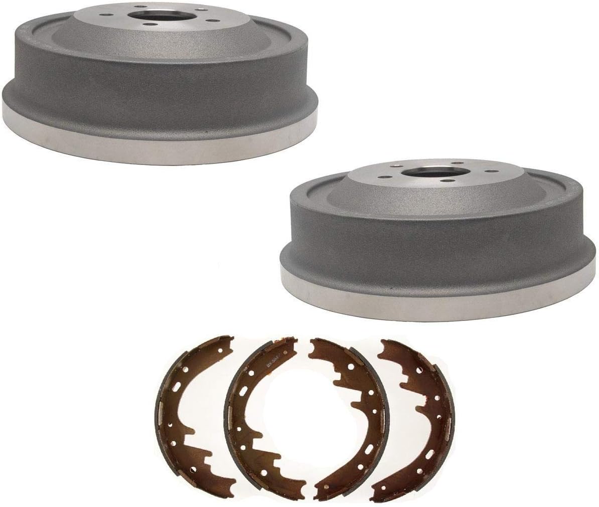 Amazon Com Fits 01 03 Ford Explorer 01 02 Explorer Sport Trac 2 Brake Drum Drums Shoes Automotive