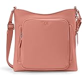 TUMI - Voyageur Tyler Crossbody - Nylon Crossbody Bag - Business, Travel Bag - Stain, Water-Resistant - Stylish Purse - Pink Clay
