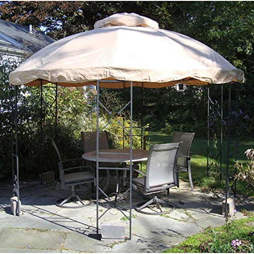 Garden Winds Replacement Canopy for 12 Ft. Round Gazebo RipLock 350