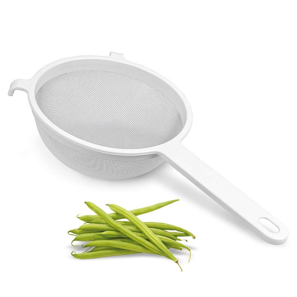 Metaltex 111618 Plastic Kitchen Sieve White 18 cm