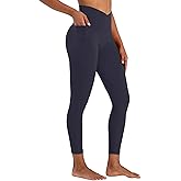 Sunzel Butt Lifting Scrunch Leggings for Women with Pockets No Front Seam Crossover Workout Booty Yoga Pants Tummy Control
