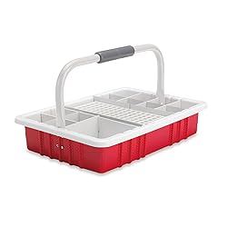 Marketlab Red Tray with Handle - 13mm Tube Rack
