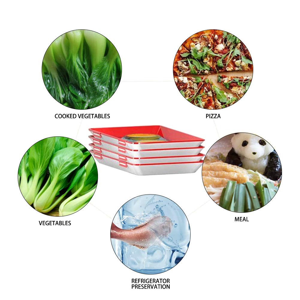 Frische Tabletts Elastische Folie aufbewahren Umweltschutz Versiegeln