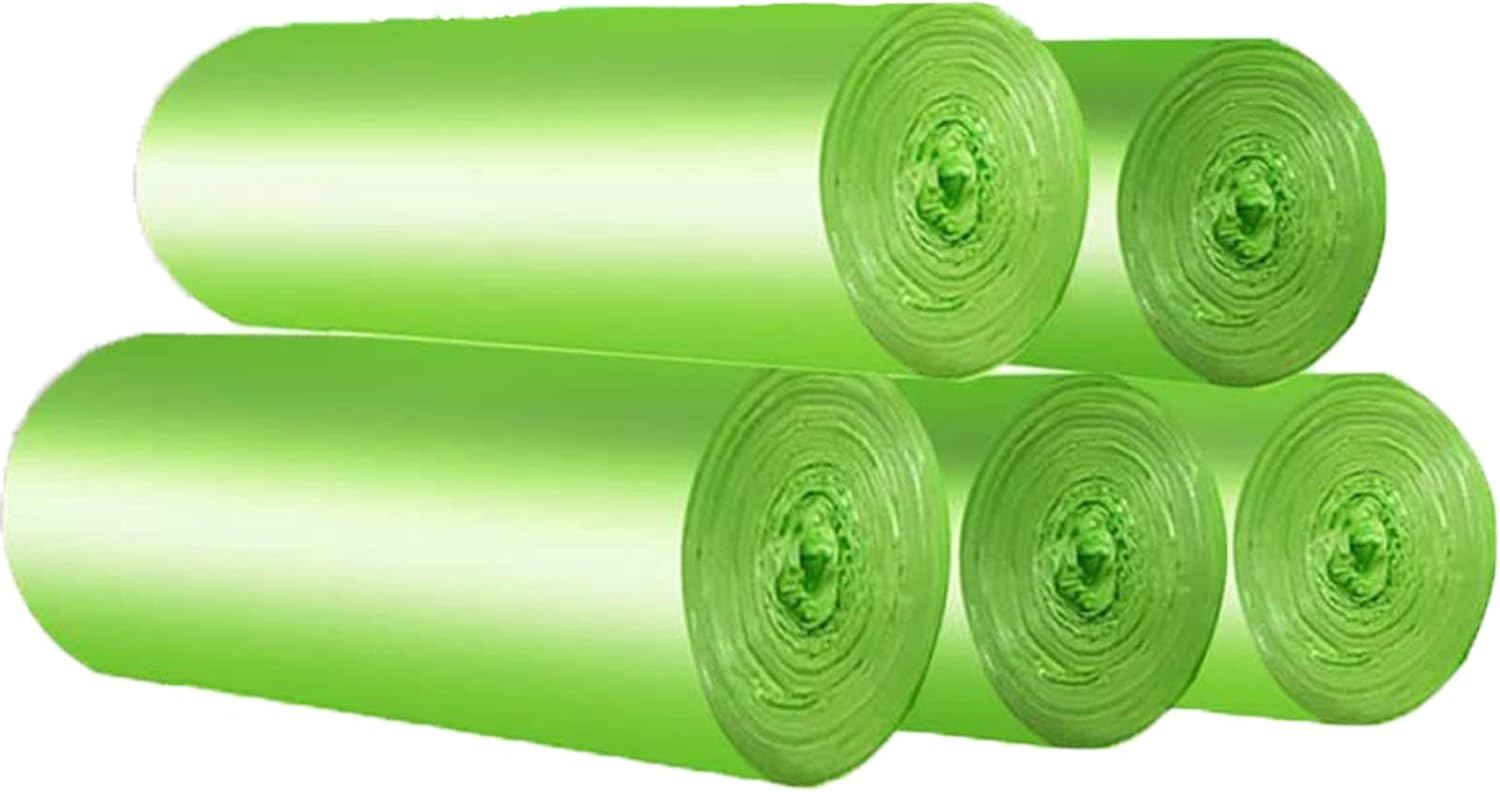 Bio-Müllbeutel 30 Liter, 100 St Reissfeste Abfallsäcke, Küchen Lebensmittel Abfallbeutel, 100% Kompostierbar & Biologisch abbaubar Beutel Abfall Tüten aus Maisstärke mit EN13432 Zertifizierung