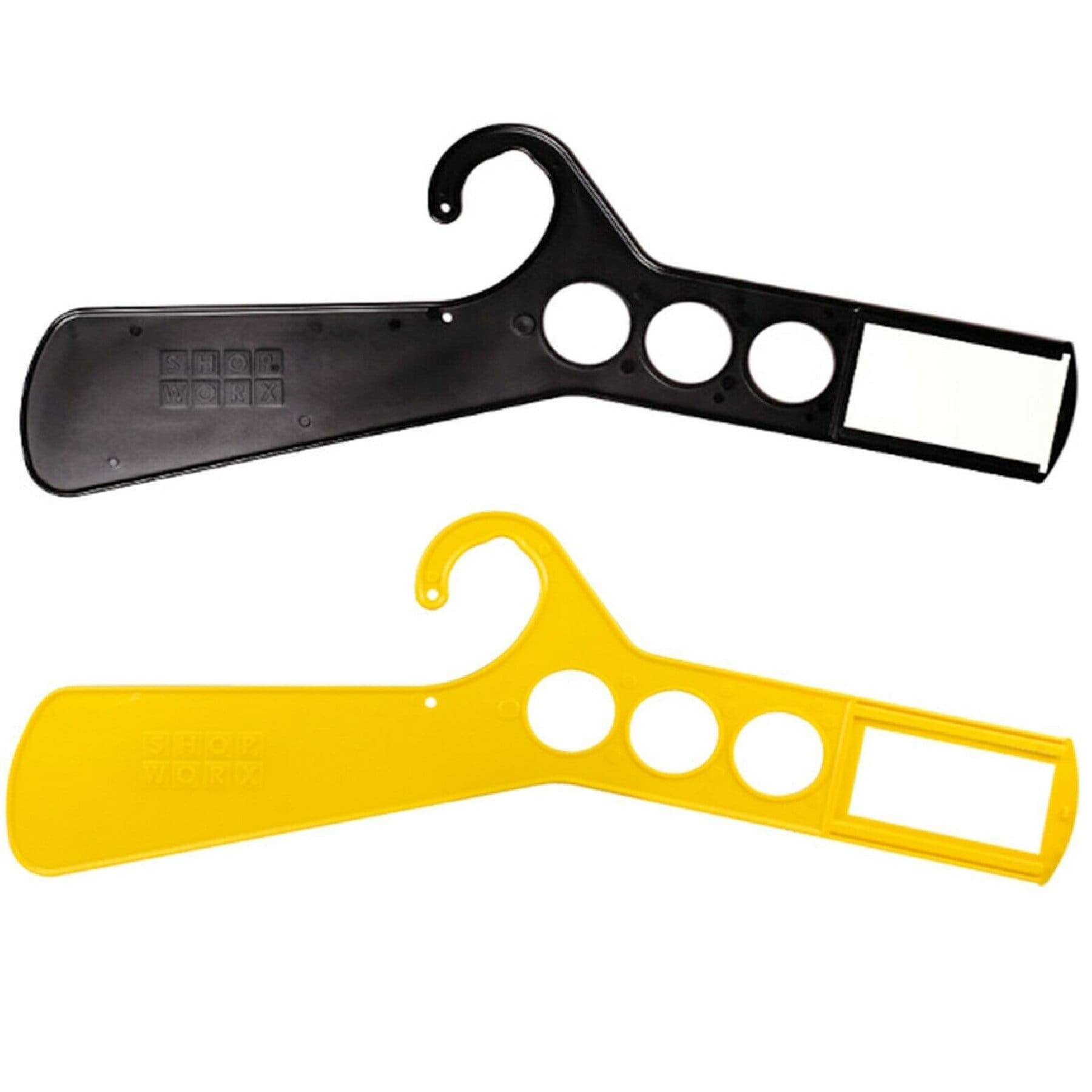 Yellow Black Large Dividers Garment Clothes Warehouse Rail Retail Shop (25 x Black)